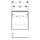 Geberit 502301JK1 iCon Unterschrank f&uuml;r HWB, 1 T&uuml;r li
