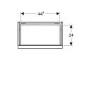 Geberit 502302011 iCon Unterschrank f&uuml;r HWB, 1 Schubl.