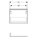 Geberit 502302012 iCon Unterschrank f&uuml;r HWB, 1 Schubl.