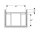 Geberit 502303012 iCon Unterschrank f&uuml;r WT, 2 Schubl.