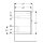 Geberit 502304011 iCon Unterschrank f&uuml;r WT, 2 Schubl.