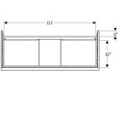 Geberit 502306JH1 iCon Unterschrank f&uuml;r WT, 2 Schubl.