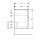 Geberit 502306JL1 iCon Unterschrank f&uuml;r WT, 2 Schubl.