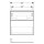 Geberit 502307JH1 iCon Unterschrank f. WT, verk. Ausld.