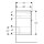 Geberit 502307JK1 iCon Unterschrank f. WT, verk. Ausld.