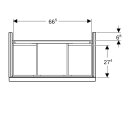 Geberit 502308013 iCon Unterschrank f. WT, verk. Ausld.