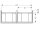 Geberit 502309JH1 iCon Unterschrank f&uuml;r DWT, 4 Schubl.