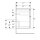 Geberit 502309JH1 iCon Unterschrank f&uuml;r DWT, 4 Schubl.