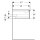 Geberit 502311012 iCon Unterschrank f&uuml;r WT, 1 Schubl.