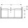 Geberit 502312JL1 iCon Unterschrank f&uuml;r WT, 1 Schubl.