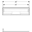 Geberit 502312JR1 iCon Unterschrank f&uuml;r WT, 1 Schubl.