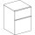 Geberit 502315012 iCon Seitenschrank, 2 Schubladen