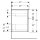 Geberit 502315012 iCon Seitenschrank, 2 Schubladen