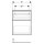 Geberit 502315JK1 iCon Seitenschrank, 2 Schubladen