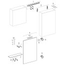 Geberit 502319JK1 H&auml;ngeschrank quadratisch, 1 T&uuml;r