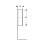 Geberit 502319JL1 H&auml;ngeschrank quadratisch, 1 T&uuml;r