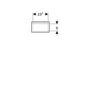 Geberit 502320011 Regal rechteckig