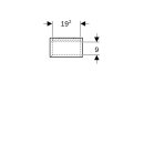 Geberit 502321JK1 Wandbox quadratisch