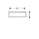 Geberit 502322JR1 Wandbox rechteckig