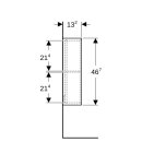 Geberit 502323011 Regal quadratisch