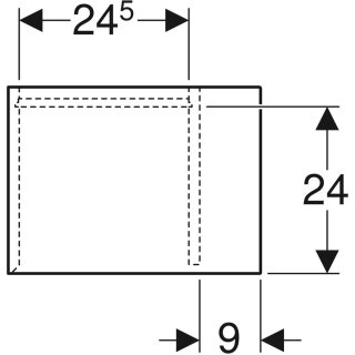 Geberit 502325011 iCon Seitenelement wandhängend