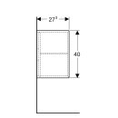 Geberit 502325013 iCon Seitenelement wandh&auml;ngend