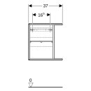 Geberit 502325JK1 iCon Seitenelement wandh&auml;ngend