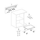 Geberit 502325JR1 iCon Seitenelement wandh&auml;ngend