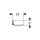 Geberit 502326JK1 Wandablage, 45x5,5x13cm