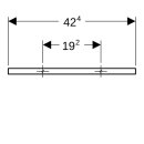 Geberit 502328001 Handtuchhalter f&uuml;r Badm&ouml;bel