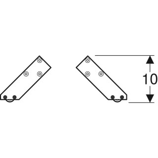 Geberit 502329001 Set Füße, H:18cm