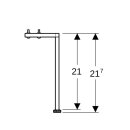 Geberit 502330001 Set F&uuml;&szlig;e, H:21,7cm