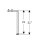 Geberit 502330001 Set F&uuml;&szlig;e, H:21,7cm