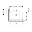 Geberit 502331JK1 iCon Set MWT m. US, 2 Schubl.