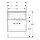 Geberit 502335JR1 iCon Set MWT m. US, 2 Schubl.