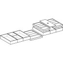 Geberit 502353001 Set Schubladeneinsatz, B:120