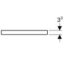 Geberit 502356001 Griff, B:38cm