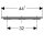 Geberit 502357001 Griff, B:45cm