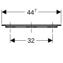 Geberit 502357JK1 Griff, B:45cm