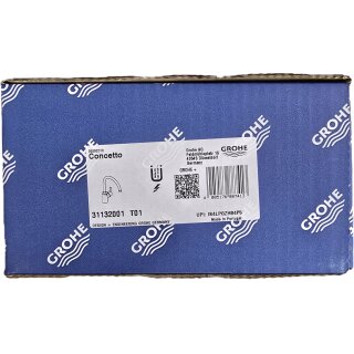 GROHE 31132001 EH-SPT-Batterie Concetto 31132_1 Niederdruck Rohrauslauf chrom